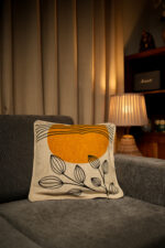 Slub-Cotton Printed Cushion Cover - Image 2