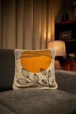 Slub-Cotton Printed Cushion Cover - Image 3