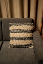 lvory wave weave - Premium Cushion Cover - Image 2
