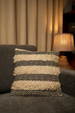 lvory wave weave - Premium Cushion Cover - Image 4